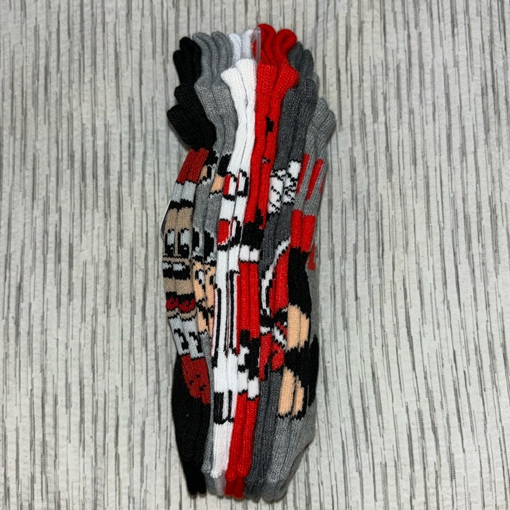 Disney Mickey Mouse 100 Years 6-pack of No Show Socks - Picture 9 of 10